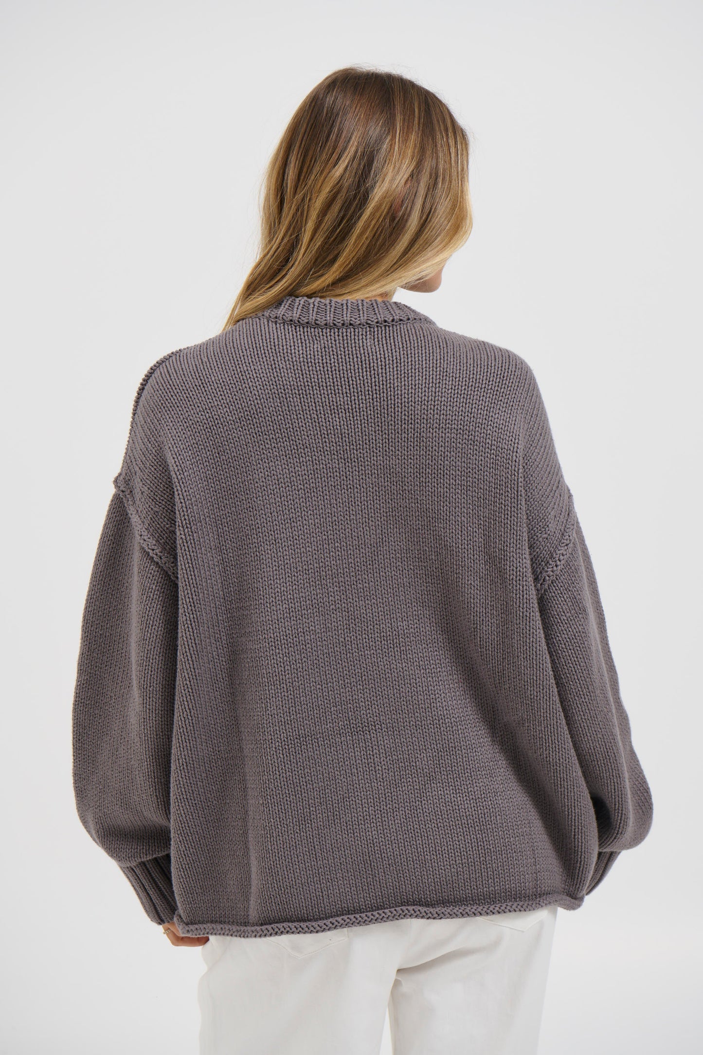 Nikova Knit Jumper Dark Grey