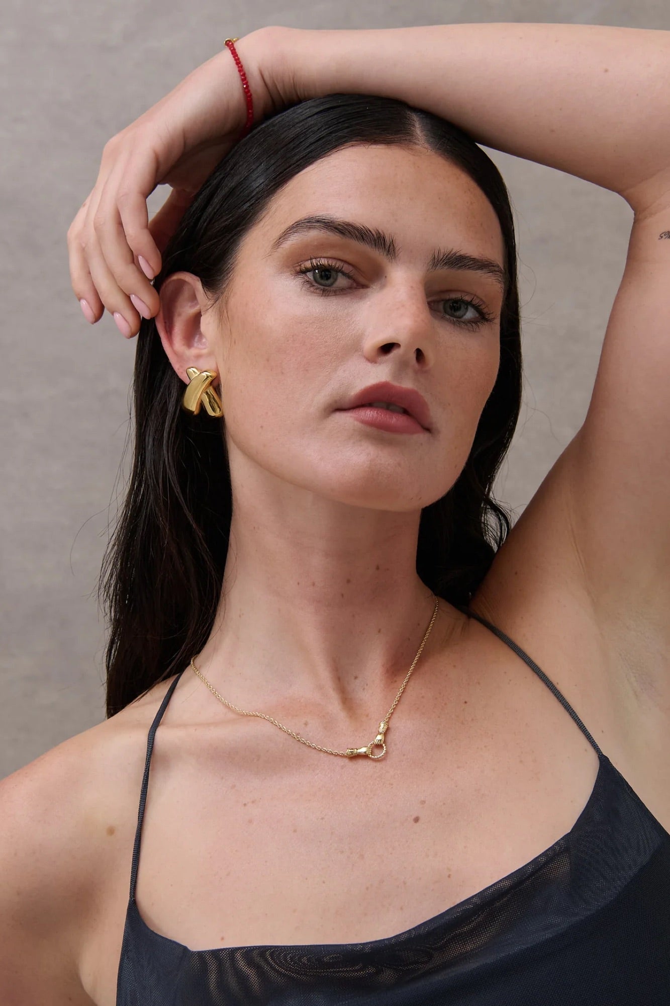 Heaven Statement Earring Gold