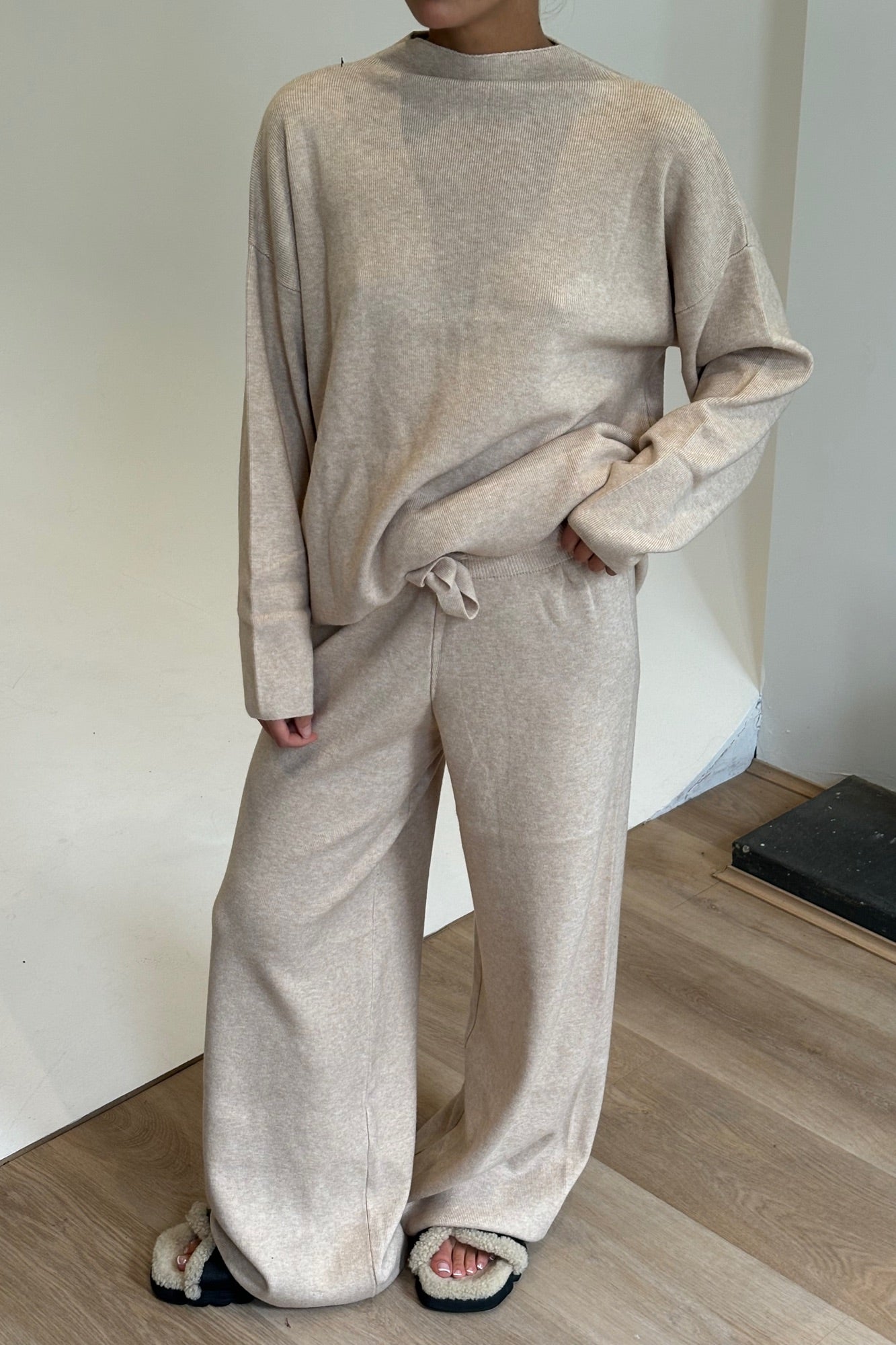 Quin Knit Sweater Beige