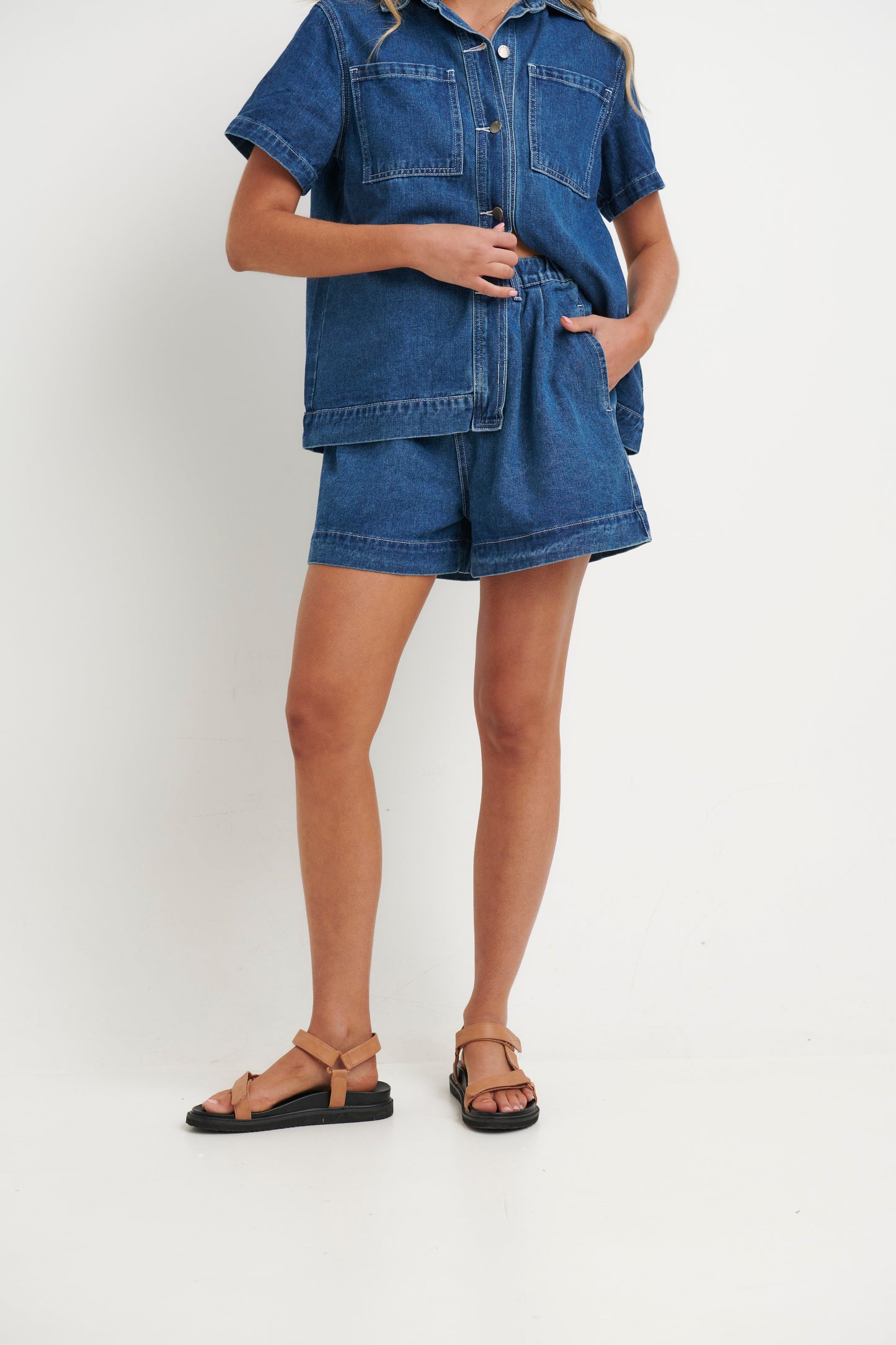 Sally Short Dark Blue