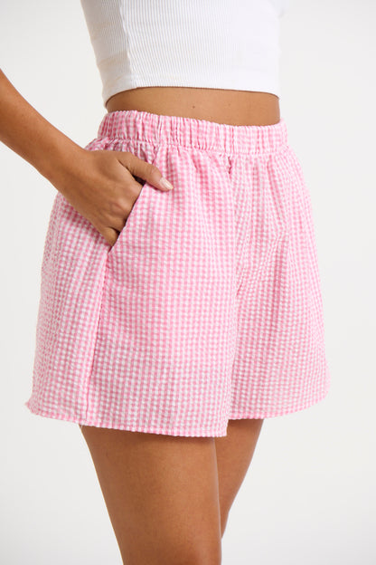Betsy Short White/Pink - FINAL SALE