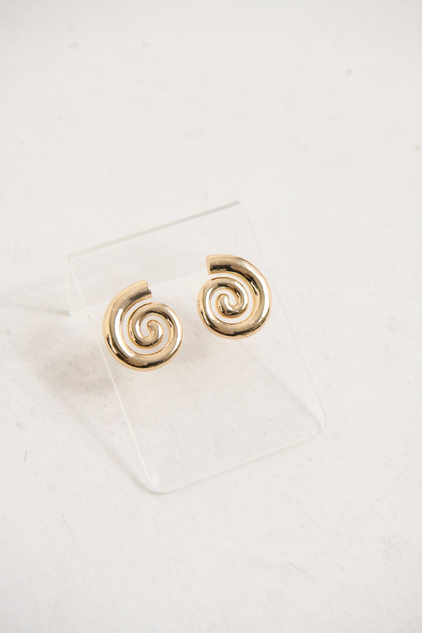 Swirl Earring Silver Plated