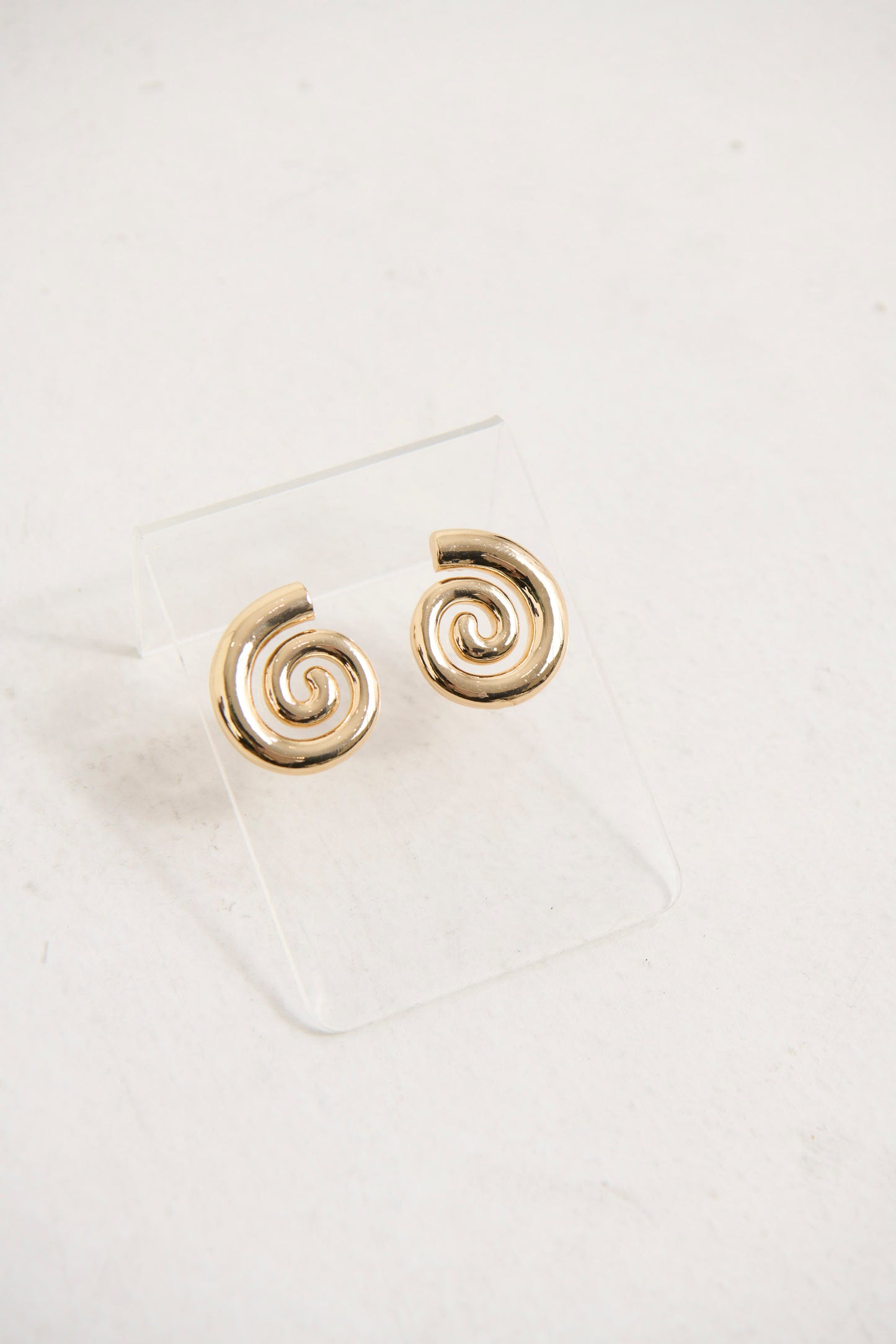 Swirl Earring Silver Plated