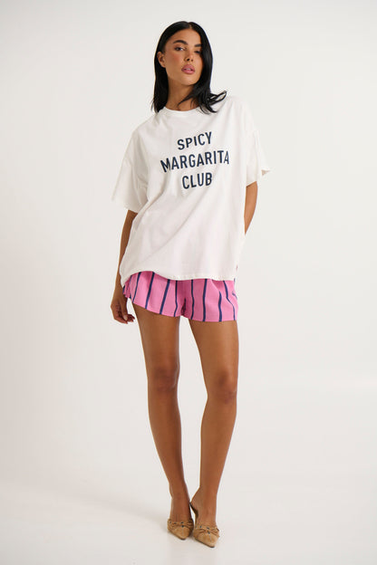 Caitie Shorts Pink/Navy - FINAL SALE