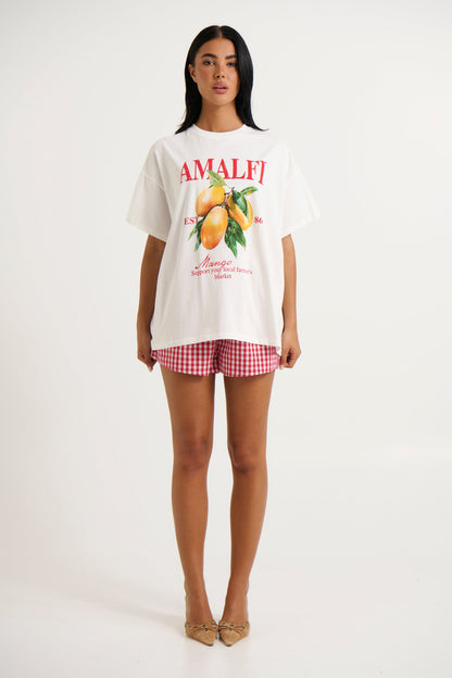 Billy Short White/Red - FINAL SALE