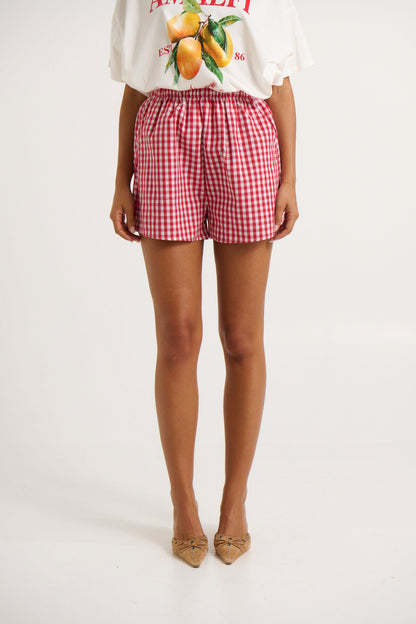 Billy Short White/Red - FINAL SALE