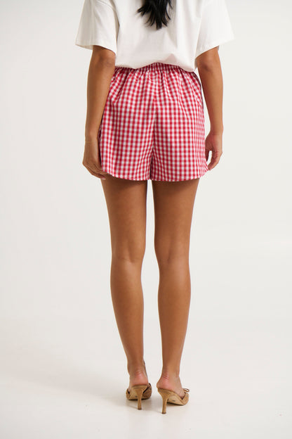 Billy Short White/Red - FINAL SALE