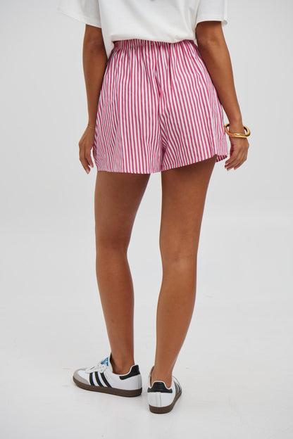 Robina Shorts Red/White - FINAL SALE