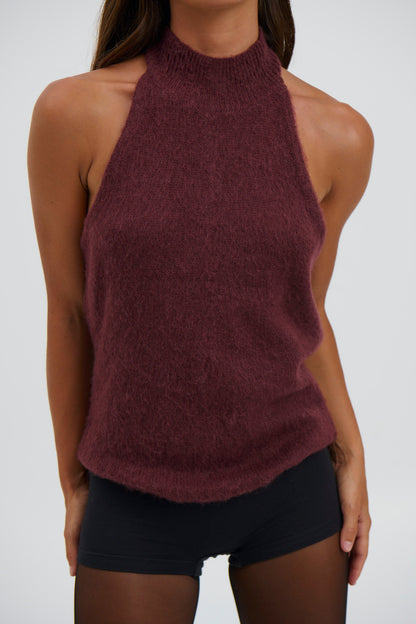 Angie Top Burgundy