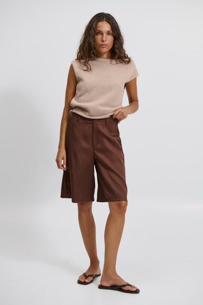 Narla Bermuda Short Chocolate