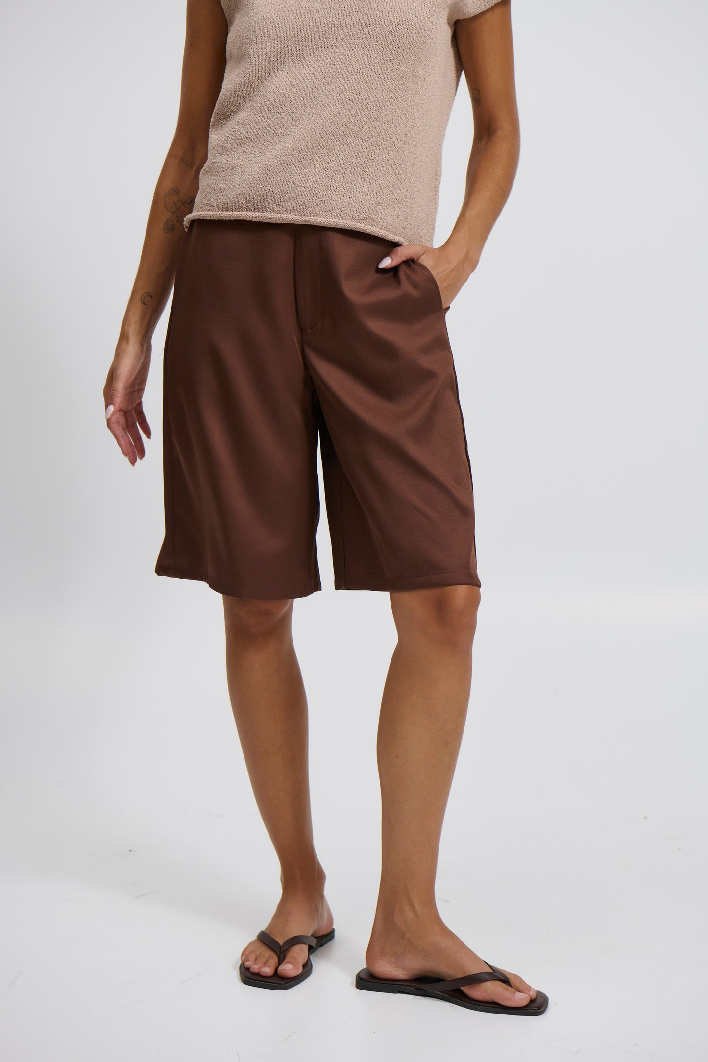 Narla Bermuda Short Chocolate