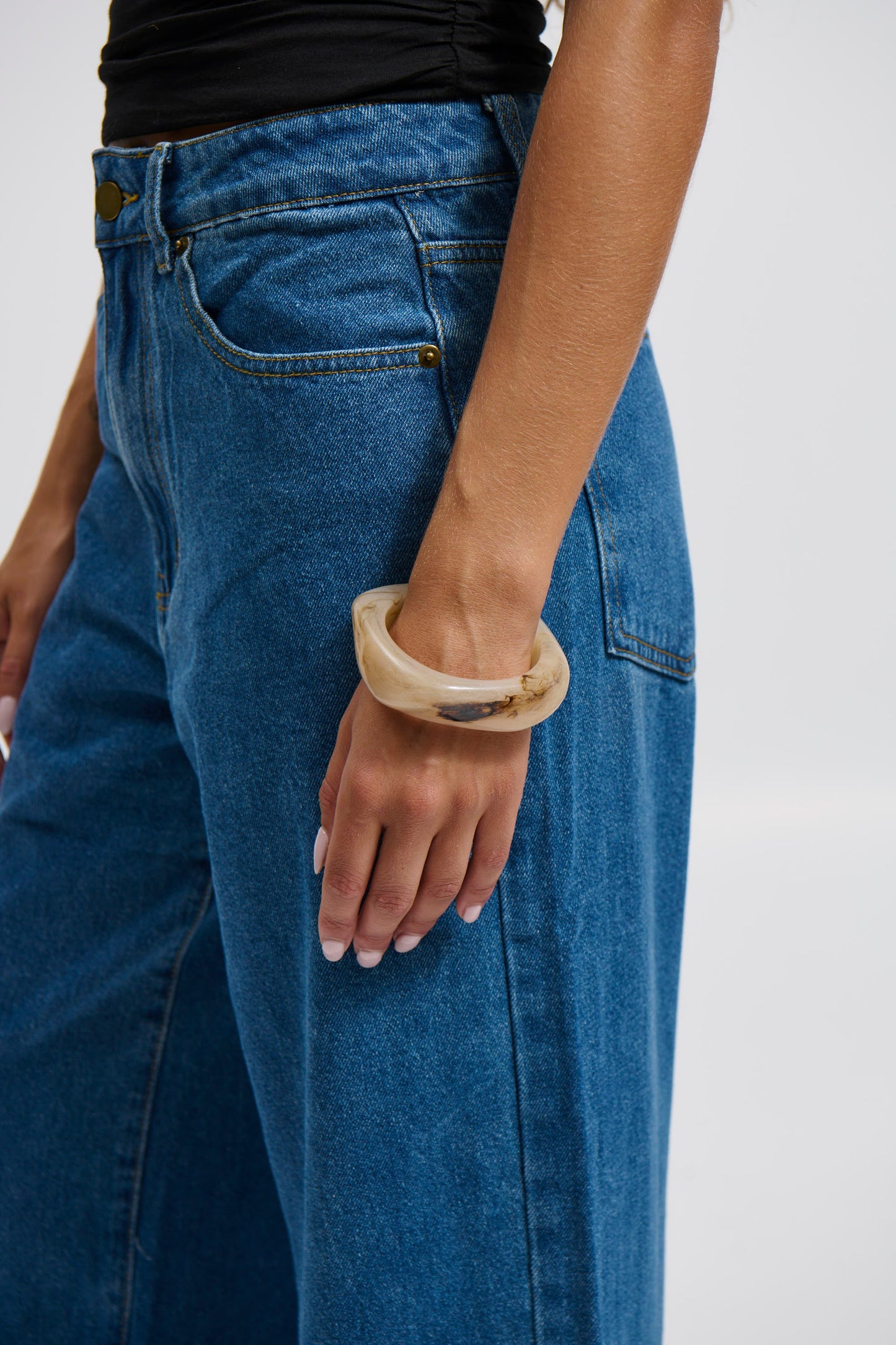 Angular Cuff Bangle Multi