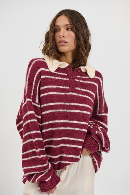 Rising Sun Jersey Crimson