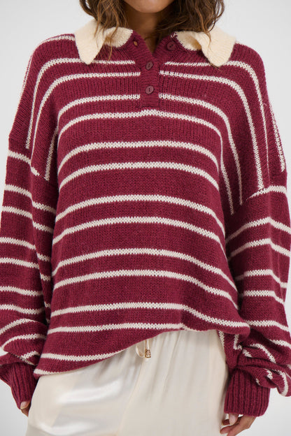 Rising Sun Jersey Crimson