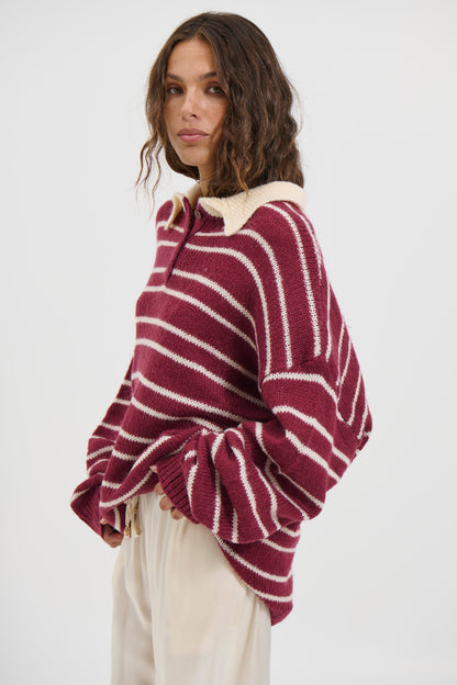 Rising Sun Jersey Crimson