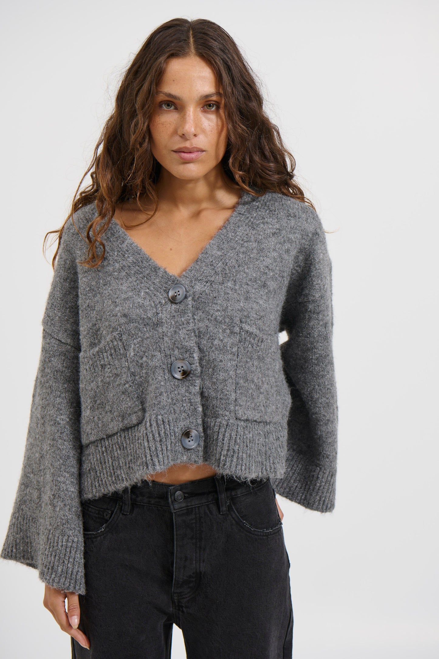Grace Cardigan Charcoal