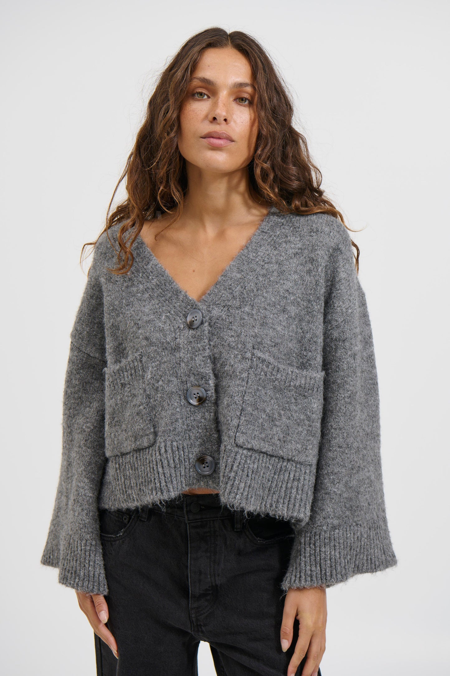 Grace Cardigan Charcoal