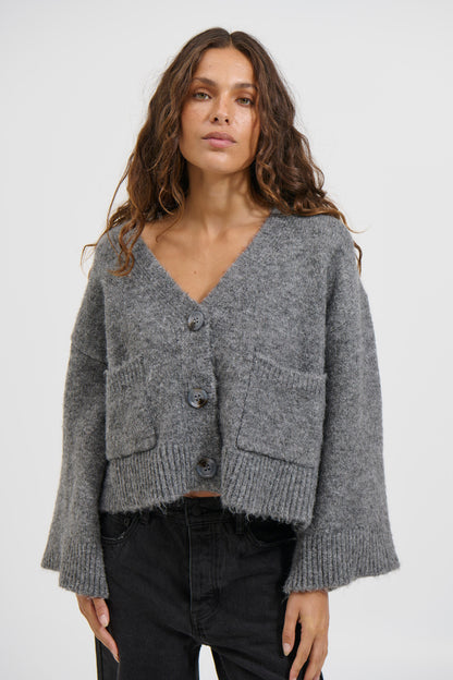 Grace Cardigan Charcoal