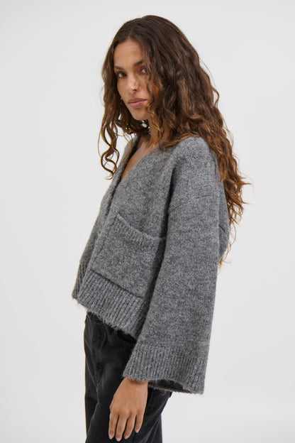 Grace Cardigan Charcoal