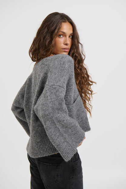 Grace Cardigan Charcoal