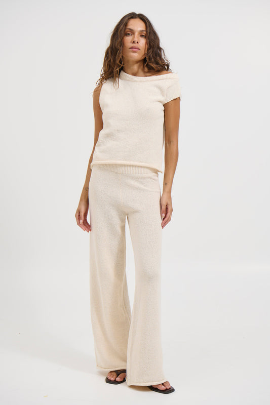 Jen Knit Pant Cream