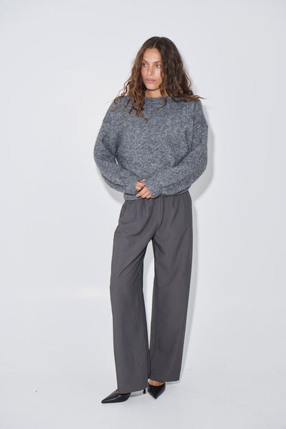 Amber Knit Charcoal