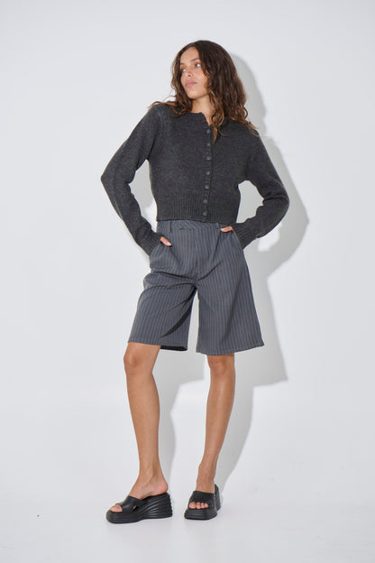 Brooks Bermuda Short Charcoal