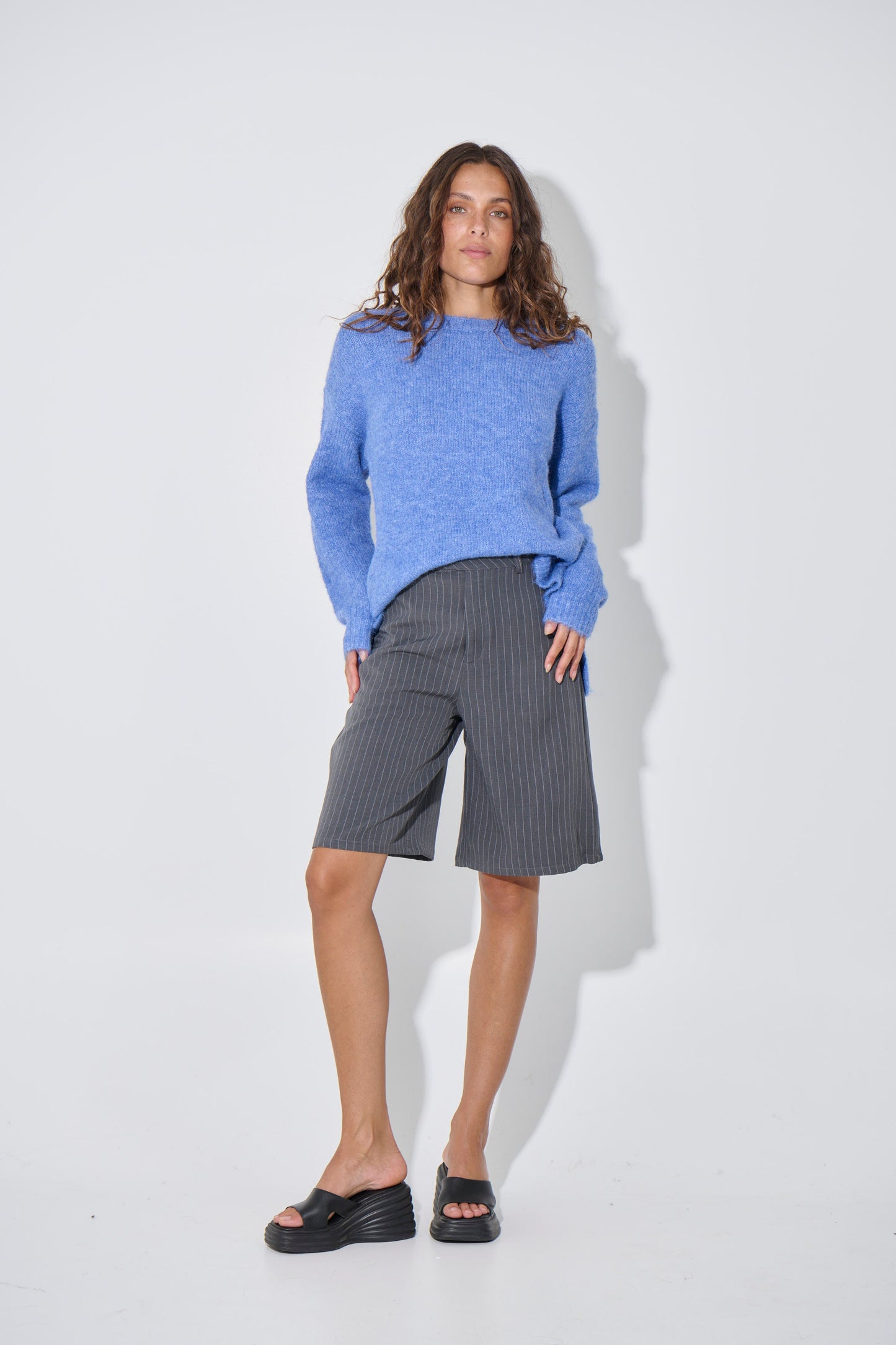 Stephanie Knit Jumper Blue