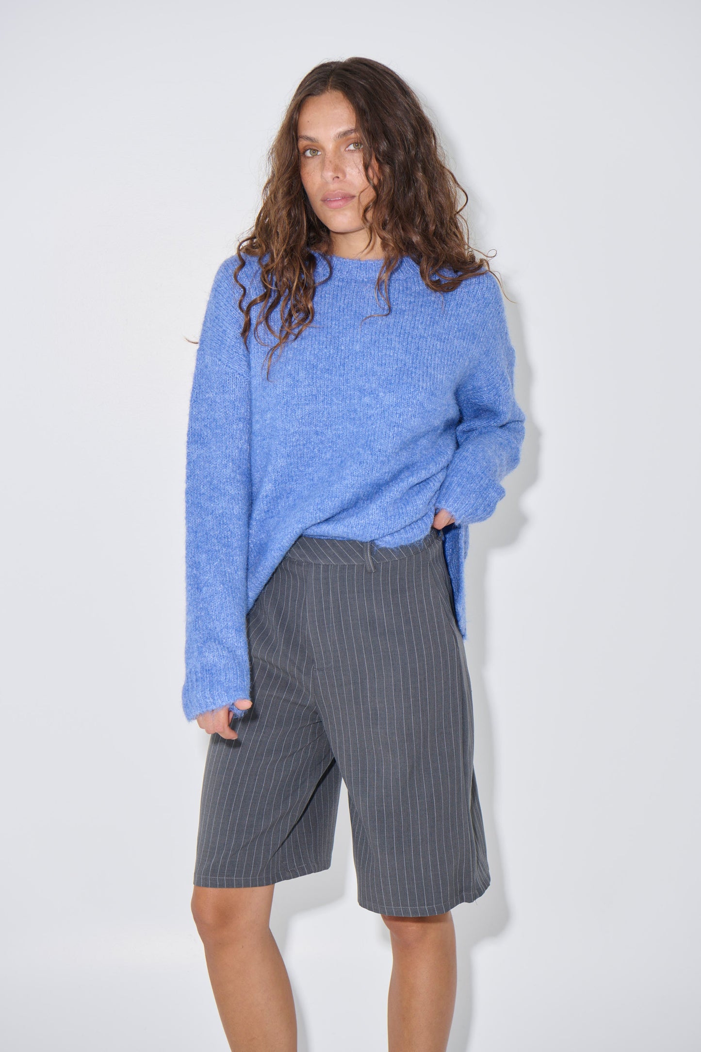 Stephanie Knit Jumper Blue