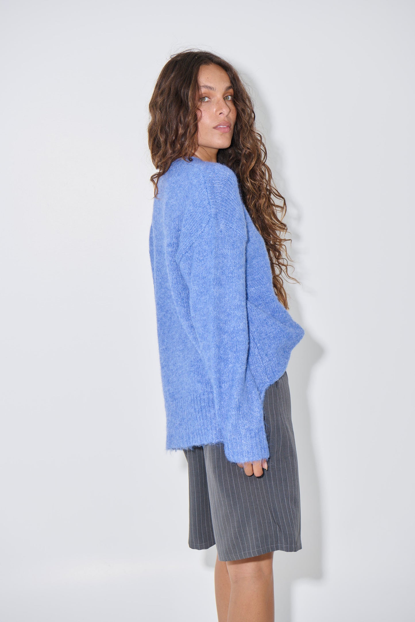 Stephanie Knit Jumper Blue