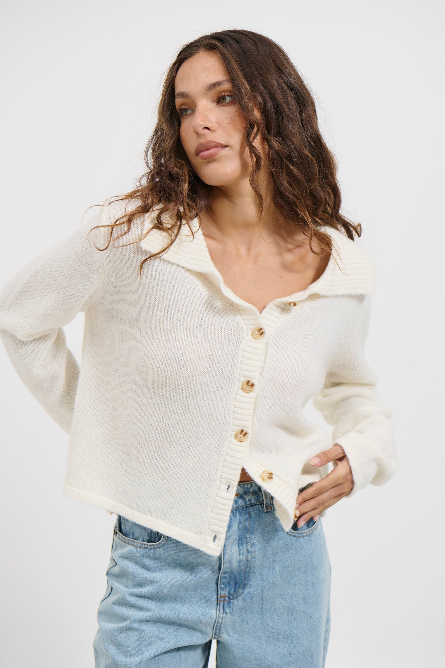 Natina Cardigan Milk