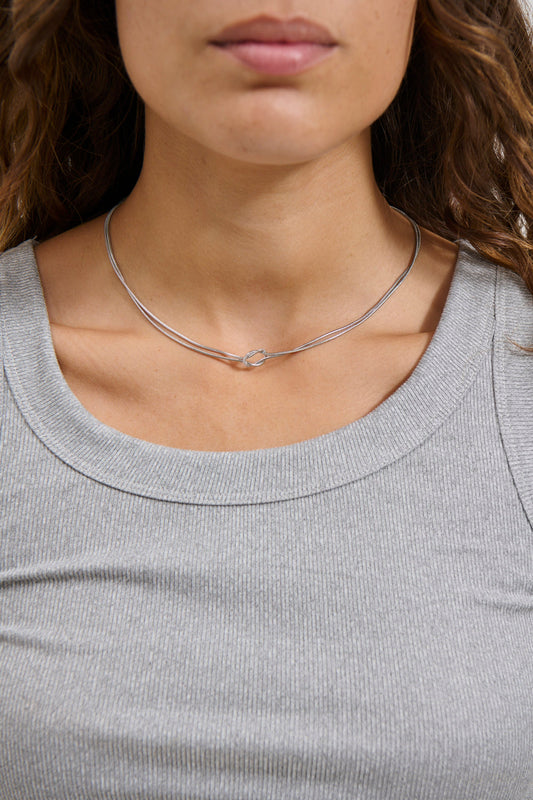Lou Necklace Silver