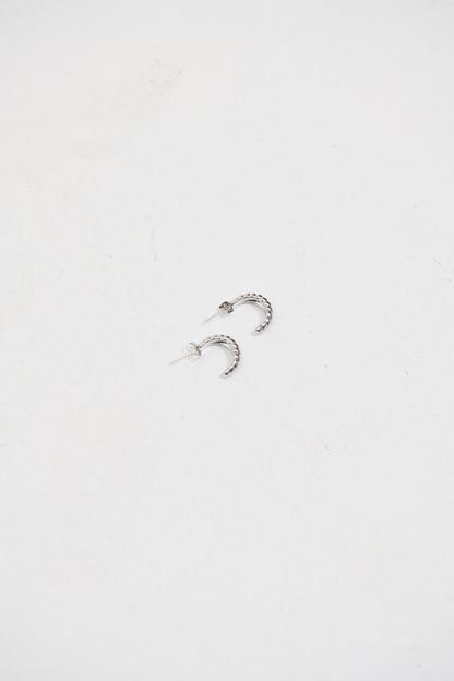 Oia Hoop Earring Silver