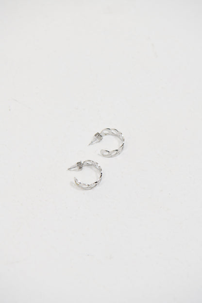 Eva Hoop Earring Silver