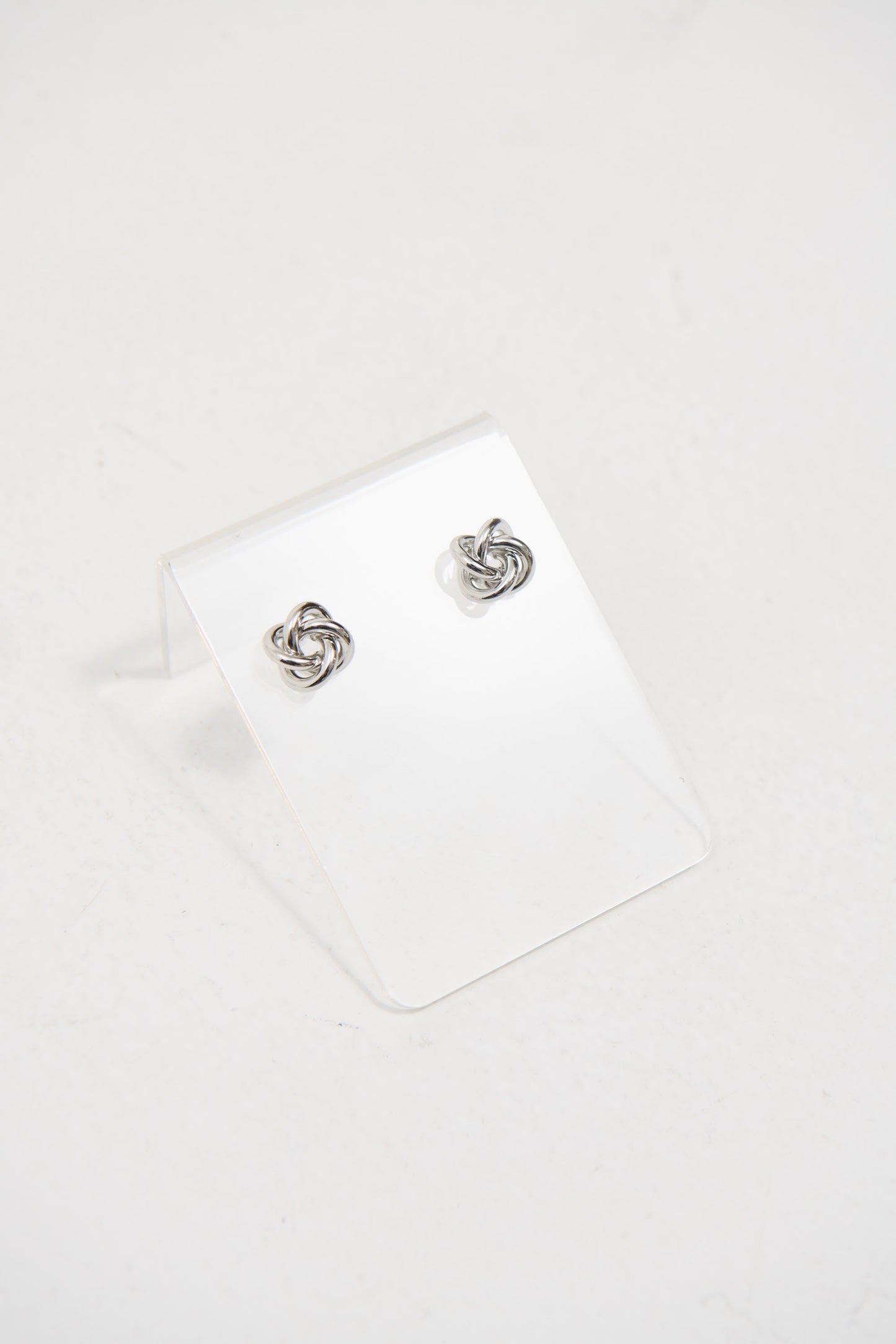 Luna Knot Earring Silver