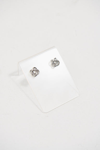 Luna Knot Earring Silver