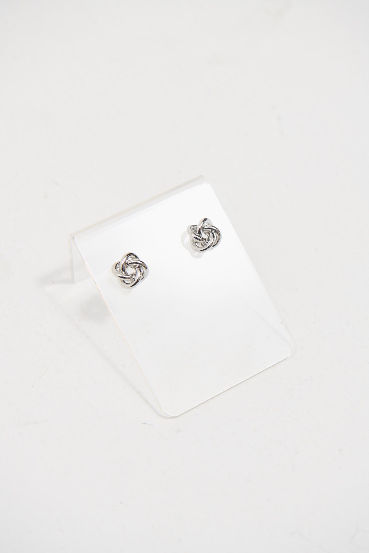 Luna Knot Earring Silver