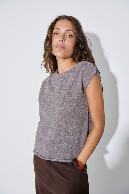 Kaisha Crop Knit Storm