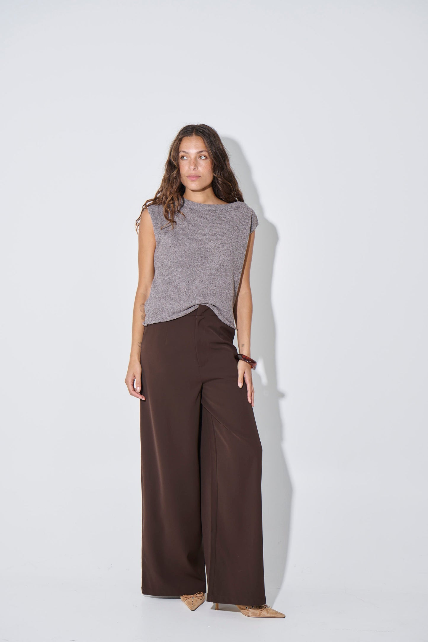 Kaisha Crop Knit Storm
