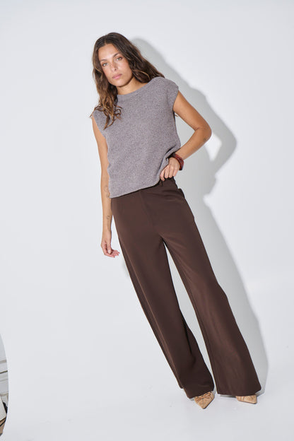 Kaisha Crop Knit Storm