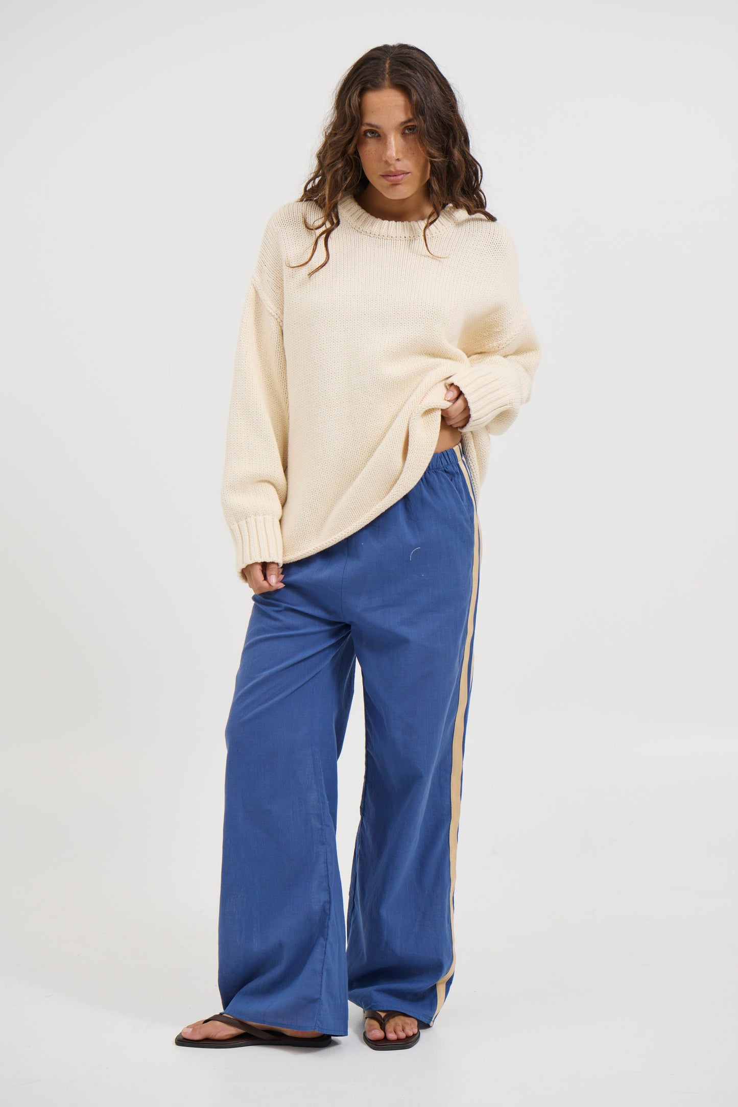 Nikova Knit Jumper Cream