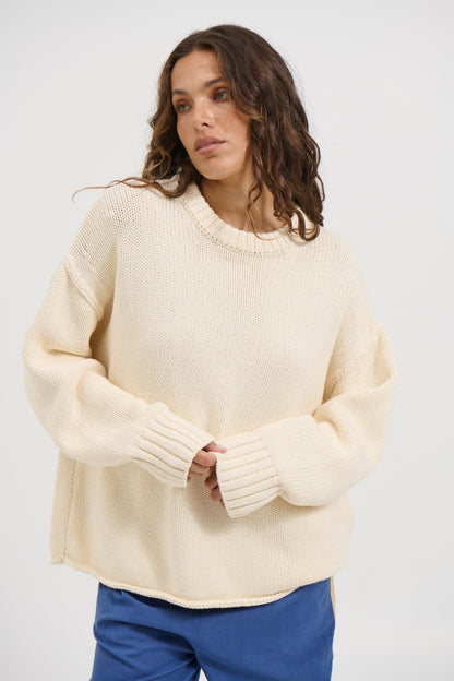 Nikova Knit Jumper Cream