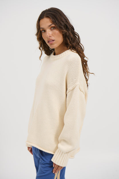 Nikova Knit Jumper Cream