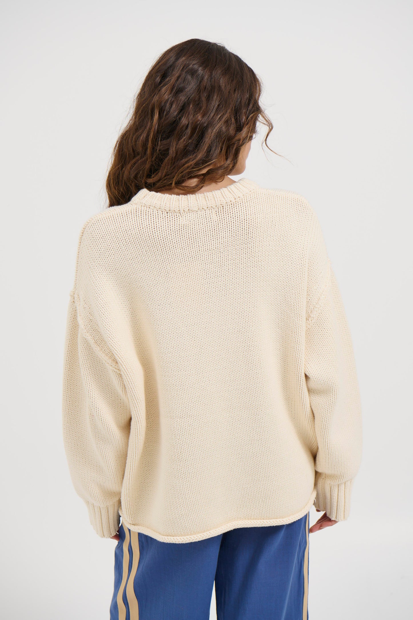 Nikova Knit Jumper Cream