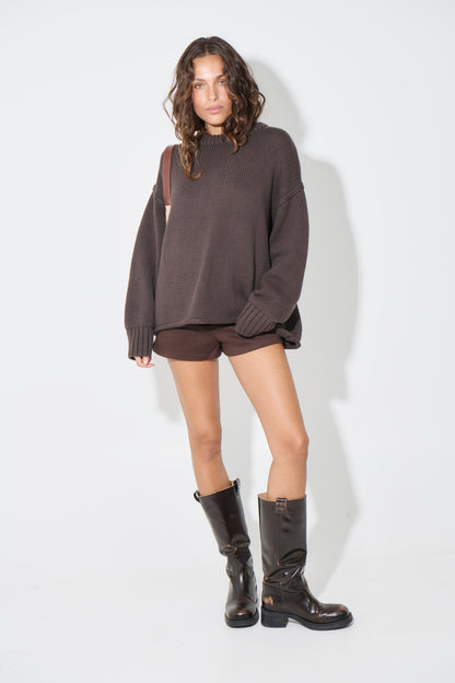 Nikova Knit Jumper Chocolate