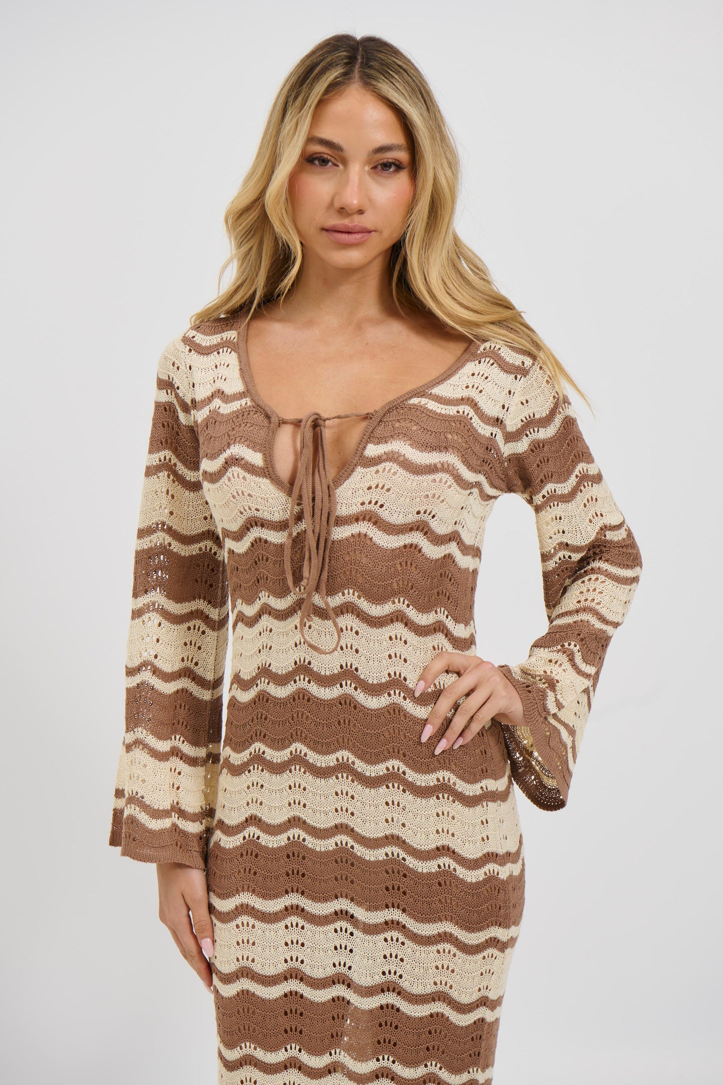 Aria Maxi Dress Brown