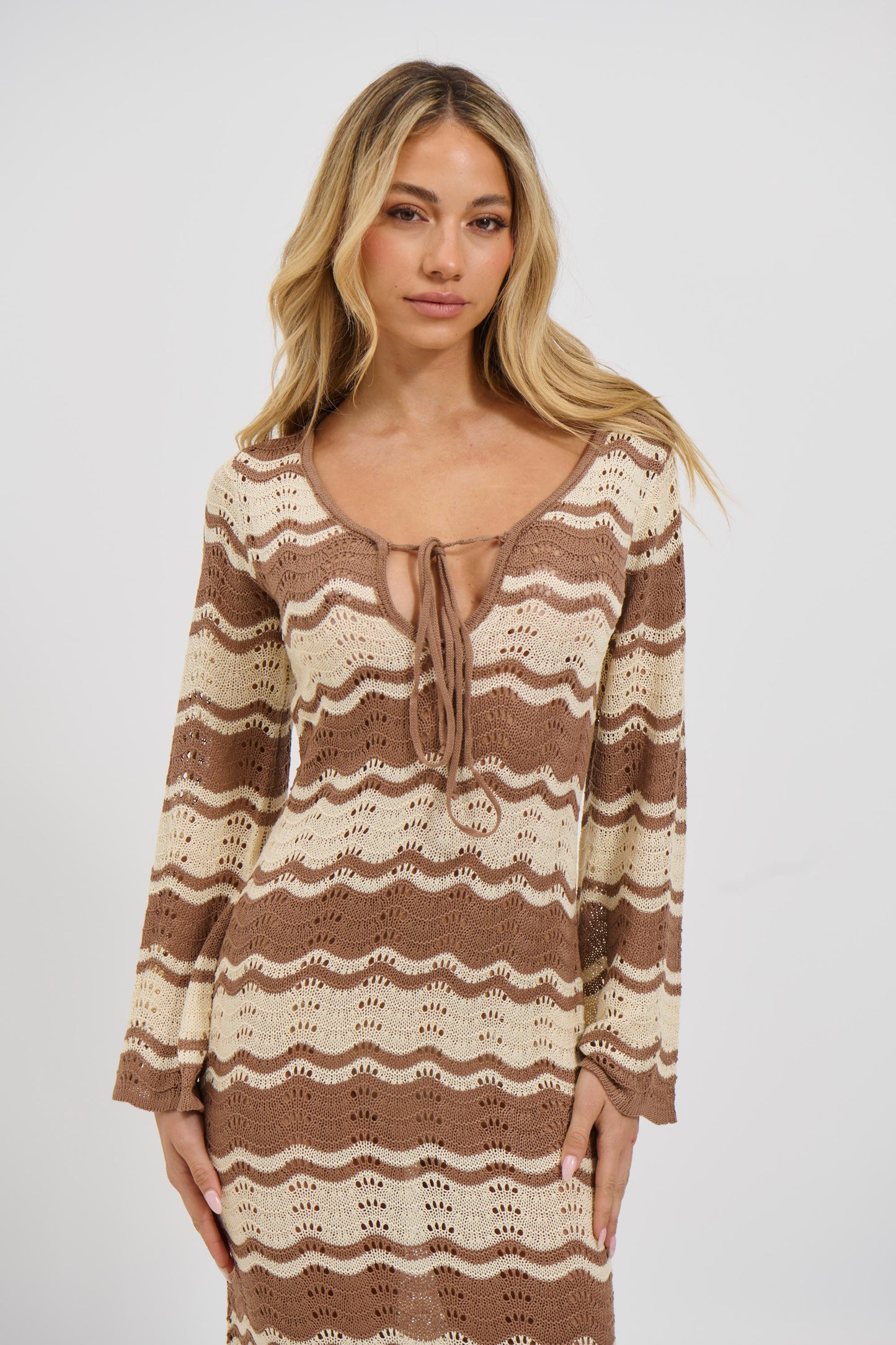 Aria Maxi Dress Brown