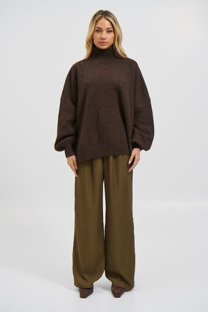 Pamela Knit Chocolate