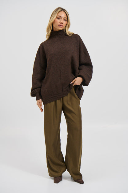 Pamela Knit Chocolate