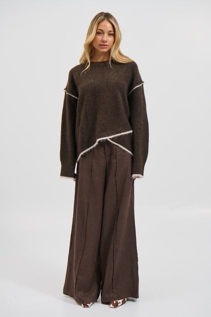 Benny Knit Chocolate